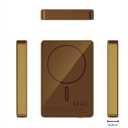Picture of APOLLON power bank bezični 15W 10000 mAh alu zlatn
