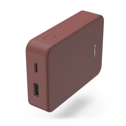Picture of Hama PowerPack COLOR 10, 10000mAh, crvena 2 izlaza USB-A, USB-C